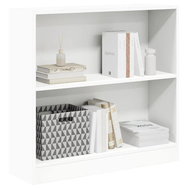 Weißes Bücherregal 80x24x75 cm