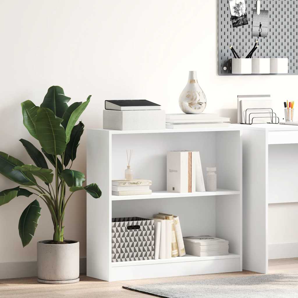 Weißes Bücherregal 80x24x75 cm