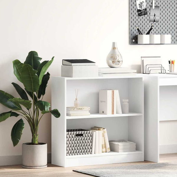 Weißes Bücherregal 80x24x75 cm