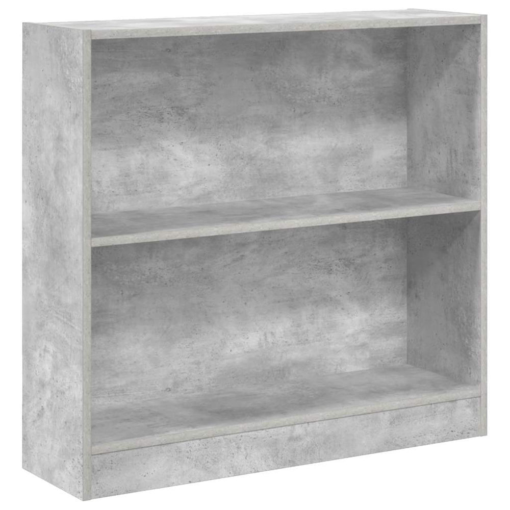 Betongraues Bücherregal 80x75 cm