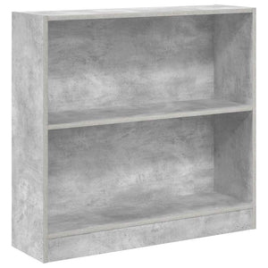 Betongraues Bücherregal 80x75 cm