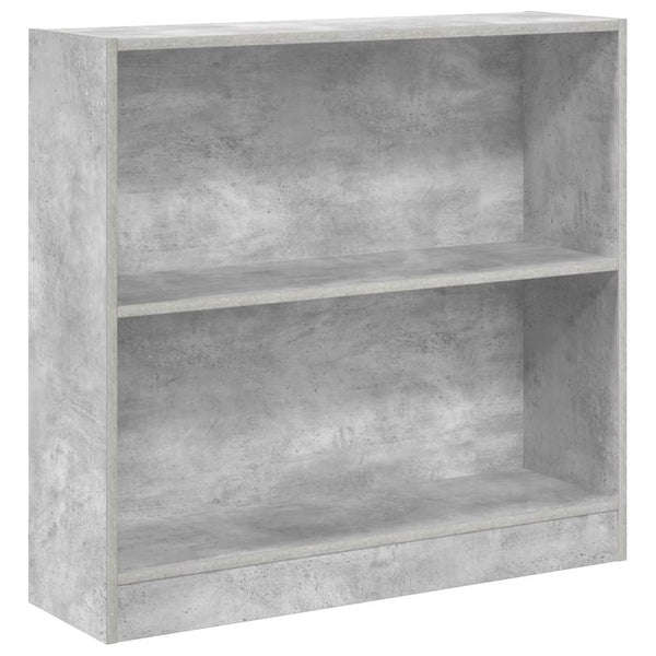 Betongraues Bücherregal 80x75 cm