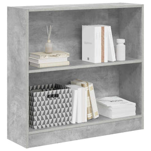 Betongraues Bücherregal 80x75 cm