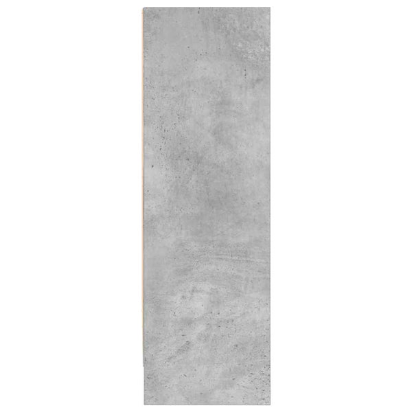 Betongraues Bücherregal 80x75 cm
