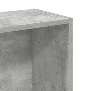 Betongraues Bücherregal 80x75 cm