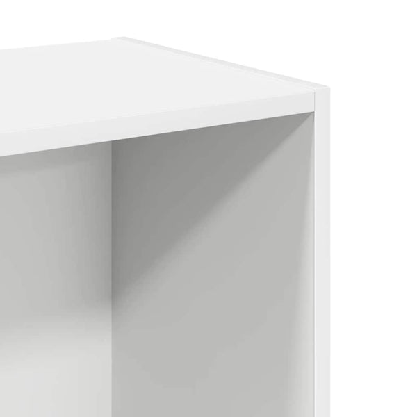 Weißes Bücherregal mit 2 Fächern