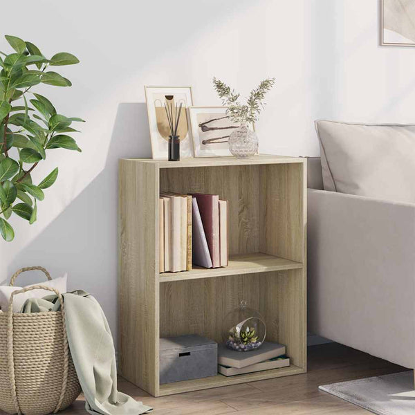 Bücherregal Sonoma Eiche, 2 Fächer