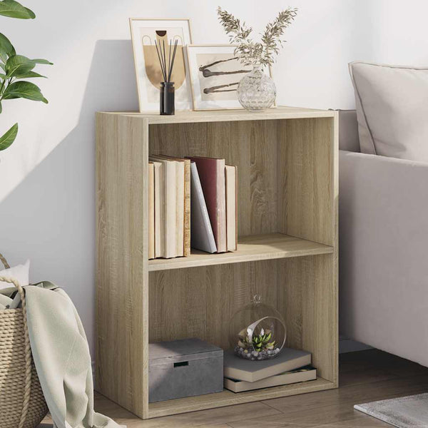Bücherregal Sonoma Eiche, 2 Fächer