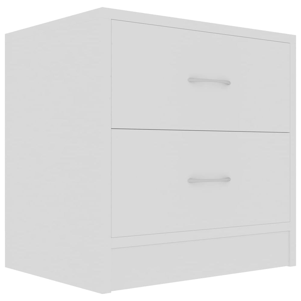 vidaXL Nightstand White 40x30x40 cm Engineered Wood