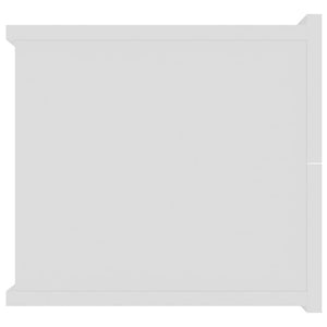 Nachttische 2er Set Weiß 40x30x30 cm