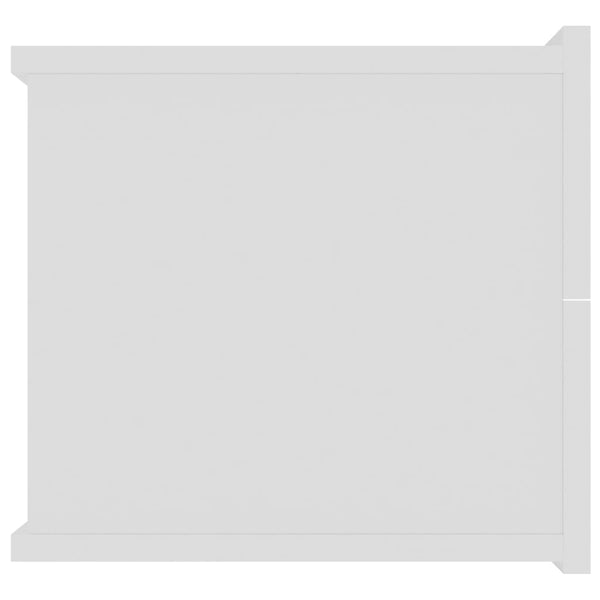 Nachttische 2er Set Weiß 40x30x30 cm