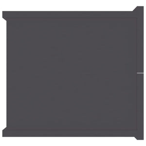 Grauer Nachttisch 40x30x30 cm