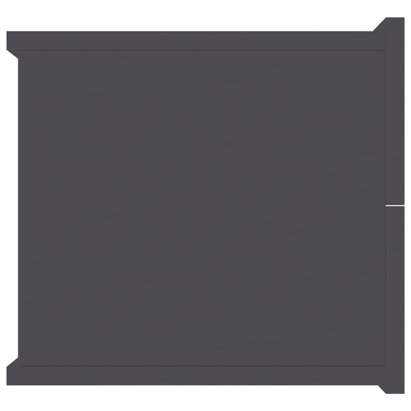 Grauer Nachttisch 40x30x30 cm