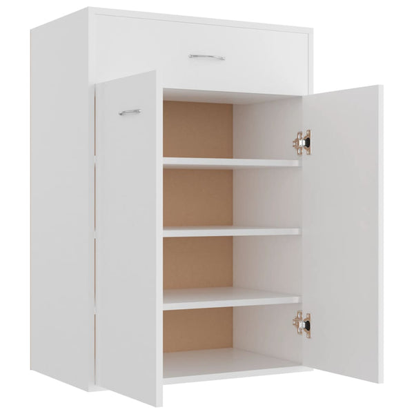Weißer Schuhschrank 60x35x84 cm