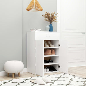 Weißer Schuhschrank 60x35x84 cm