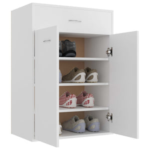 Weißer Schuhschrank 60x35x84 cm