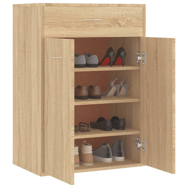 Schuhschrank Sonoma Eiche 60x84 cm