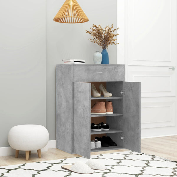 Schuhschrank Betongrau 60x84 cm