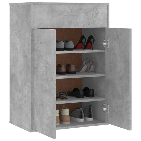 Schuhschrank Betongrau 60x84 cm