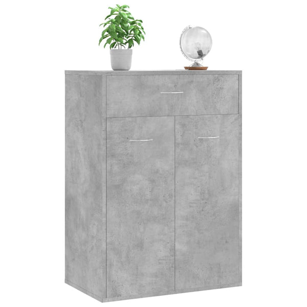 Schuhschrank Betongrau 60x84 cm