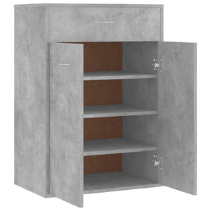 Schuhschrank Betongrau 60x84 cm