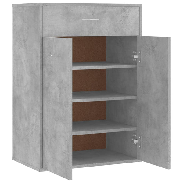 Schuhschrank Betongrau 60x84 cm