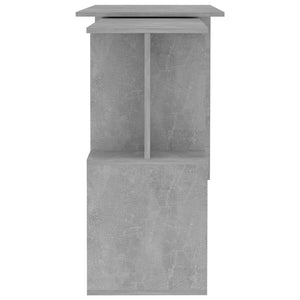 Eckschreibtisch Betongrau 200 cm