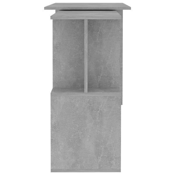 Eckschreibtisch Betongrau 200 cm
