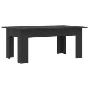 Schwarzer Couchtisch 100x60 cm
