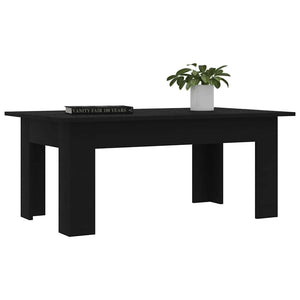 Schwarzer Couchtisch 100x60 cm