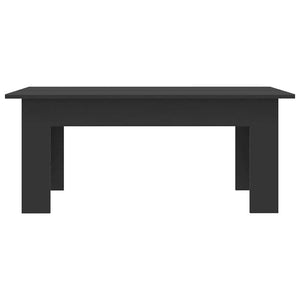 Schwarzer Couchtisch 100x60 cm