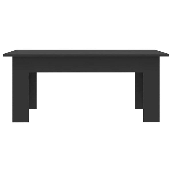 Schwarzer Couchtisch 100x60 cm
