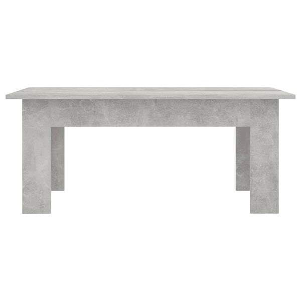 Betongrauer Couchtisch 100x60 cm