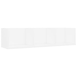 CD Wandregal Weiß 75 cm