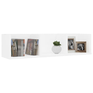 CD Wandregal Weiß 75 cm
