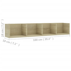 CD Wandregal Sonoma Eiche 100 cm