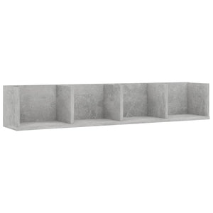 CD-Wandregal Betongrau 100 cm