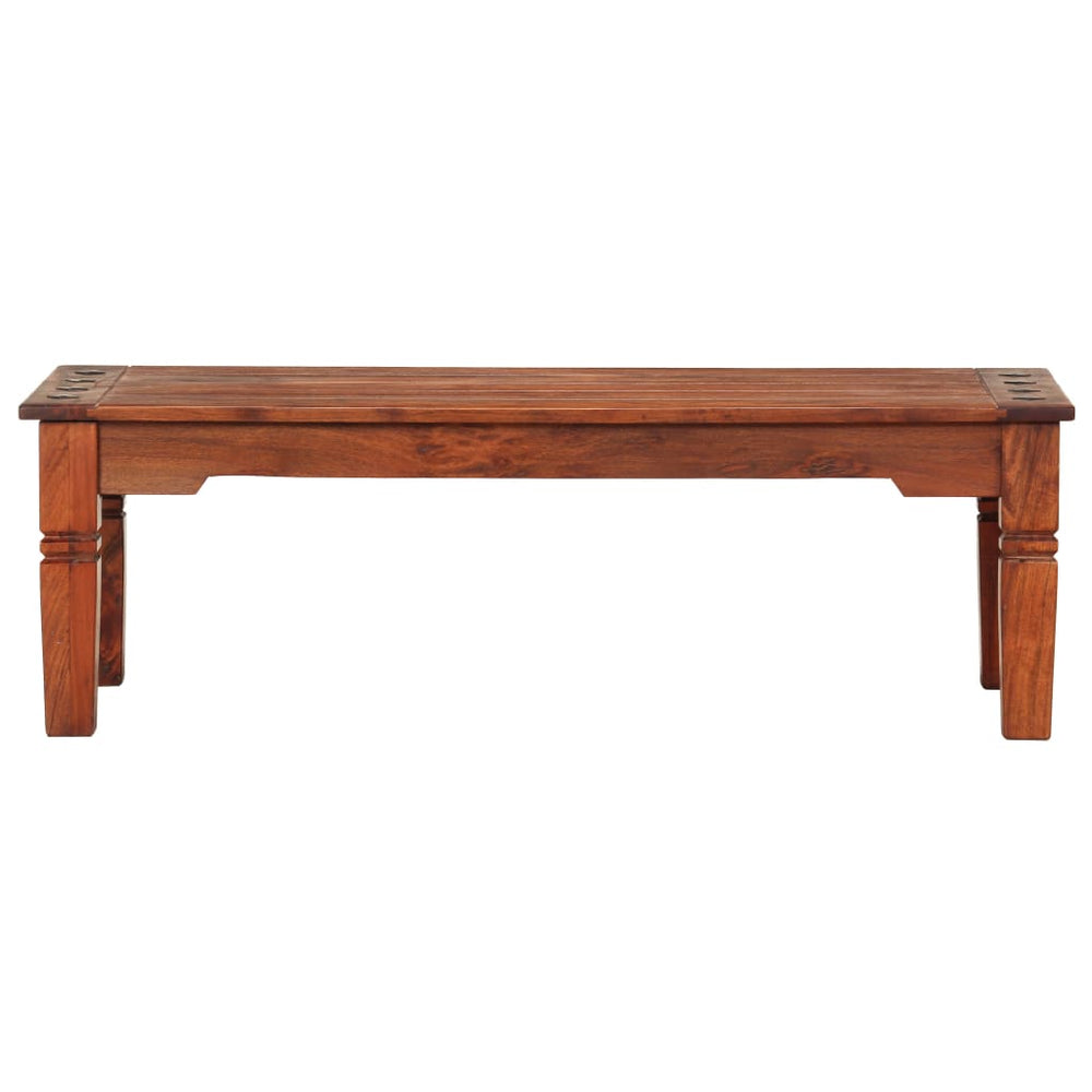 Couchtisch 110 x 50 x 35 cm Massivholz Akazie