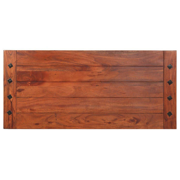 Couchtisch 110 x 50 x 35 cm Massivholz Akazie
