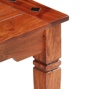 Couchtisch 110 x 50 x 35 cm Massivholz Akazie