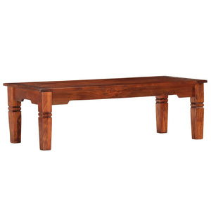 Couchtisch 110 x 50 x 35 cm Massivholz Akazie