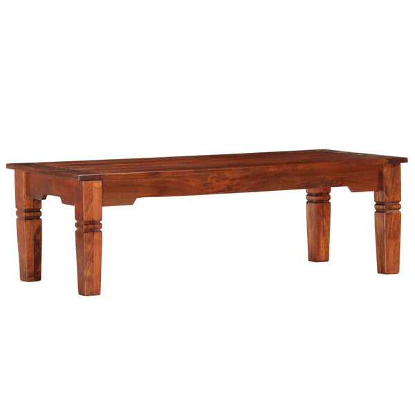 Couchtisch 110 x 50 x 35 cm Massivholz Akazie