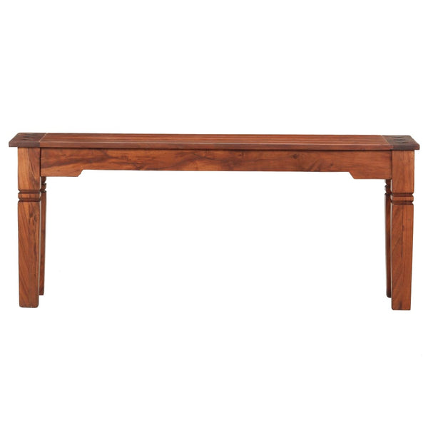 Bank 110 cm Massivholz Akazie