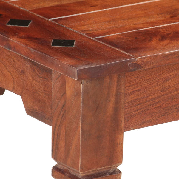 Bank 110 cm Massivholz Akazie