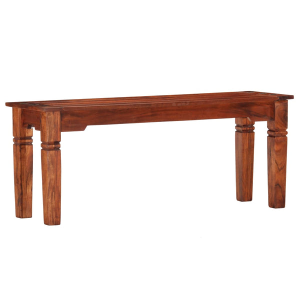 Bank 110 cm Massivholz Akazie
