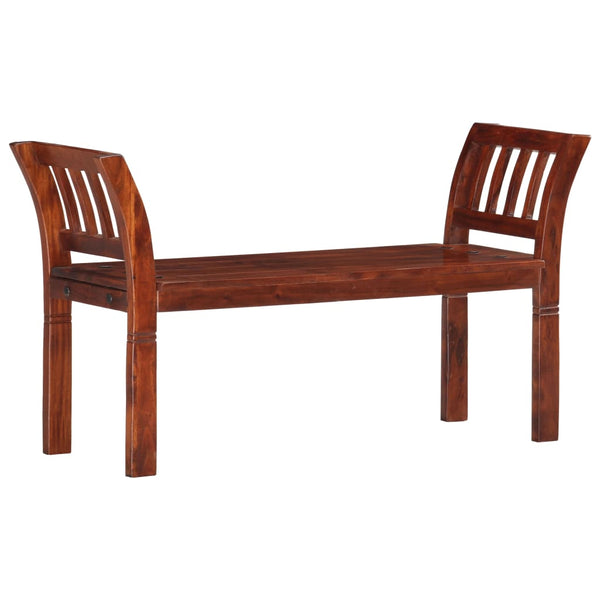 Sitzbank 111 cm Massivholz Akazie