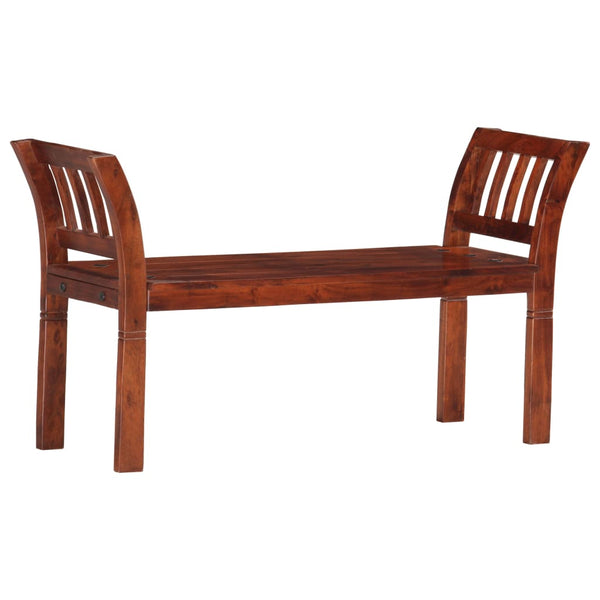 Sitzbank 111 cm Massivholz Akazie