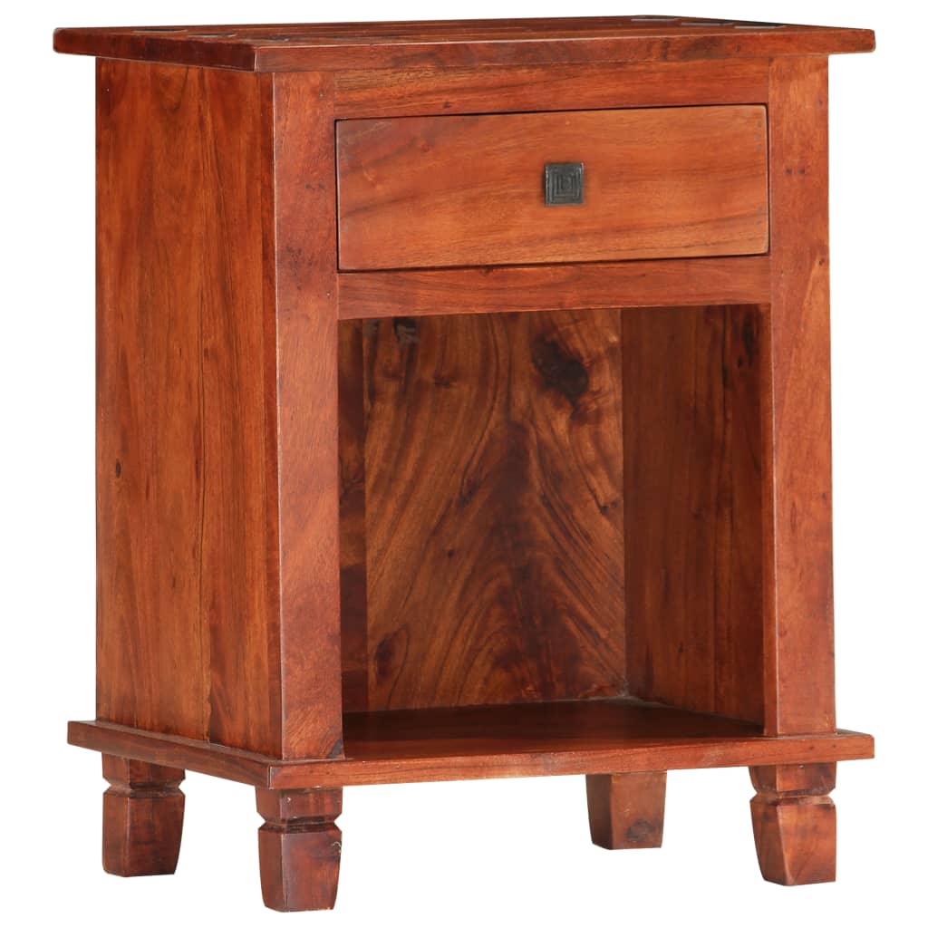 Nachttisch 40 x 30 x 50 cm Massivholz Akazie