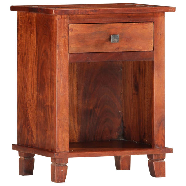 Nachttisch 40 x 30 x 50 cm Massivholz Akazie