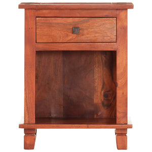 Nachttisch 40 x 30 x 50 cm Massivholz Akazie